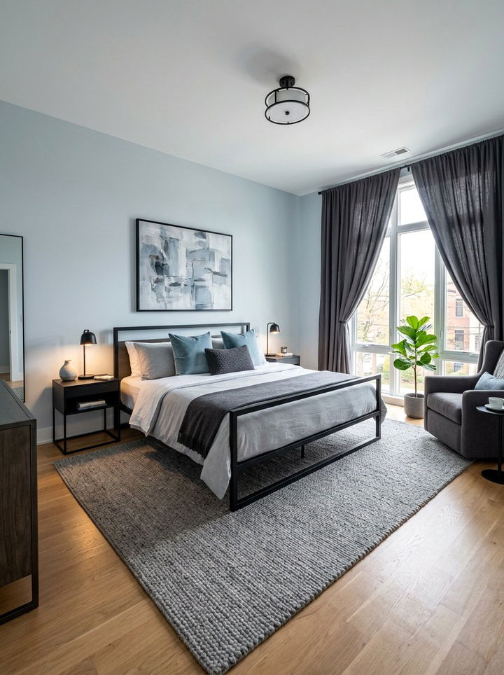 30 Ice Blue Bedroom Ideas for a Cool and Serene Sleep Haven