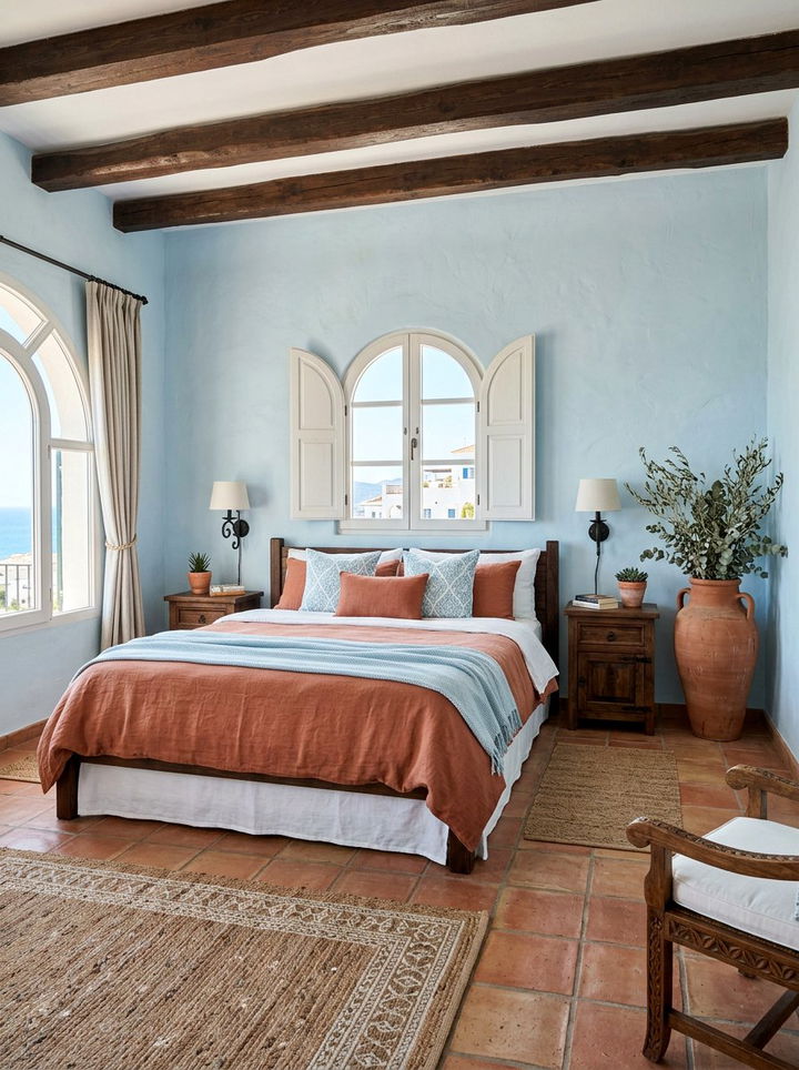 30 Orange and Blue Bedroom Color Combo Ideas for Style