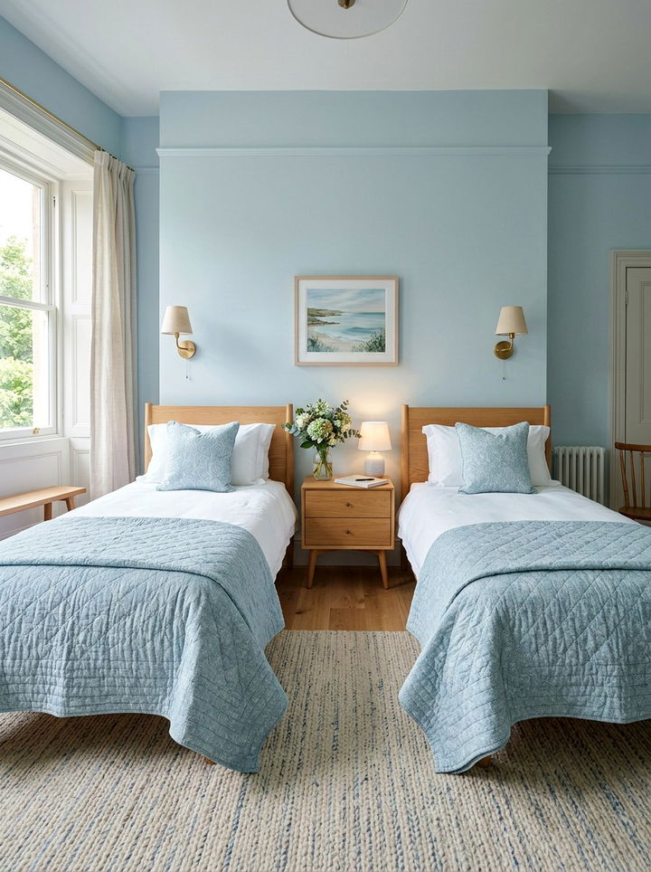 Ice Blue Guest Bedroom - 30 ice blue bedroom ideas