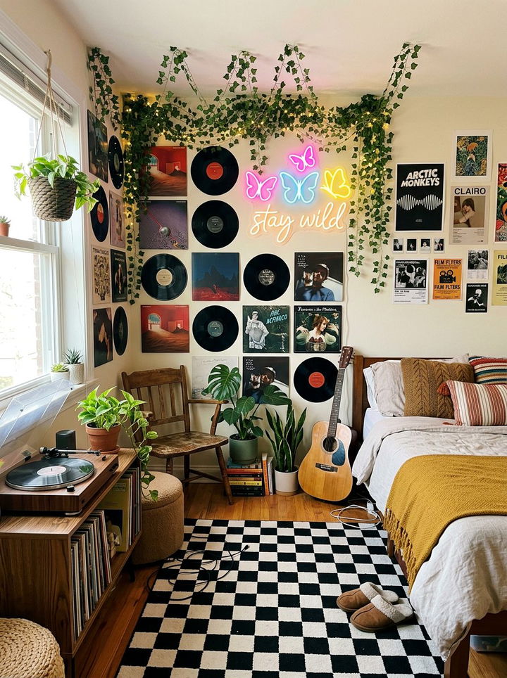 Indie Room Aesthetic - 30 cluttercore bedroom ideas