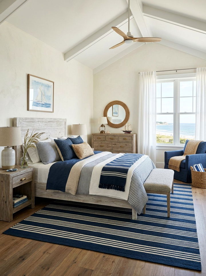 Indigo Coastal Style - 30 indigo bedroom ideas