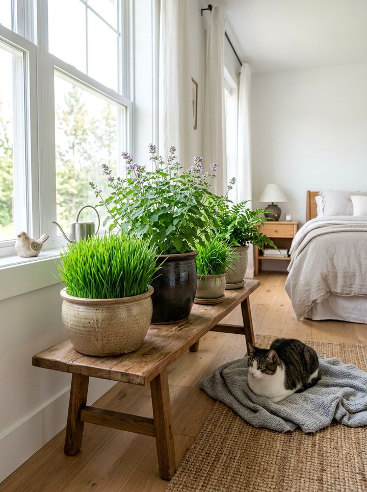 Indoor Cat Garden - 30 cat bedroom ideas