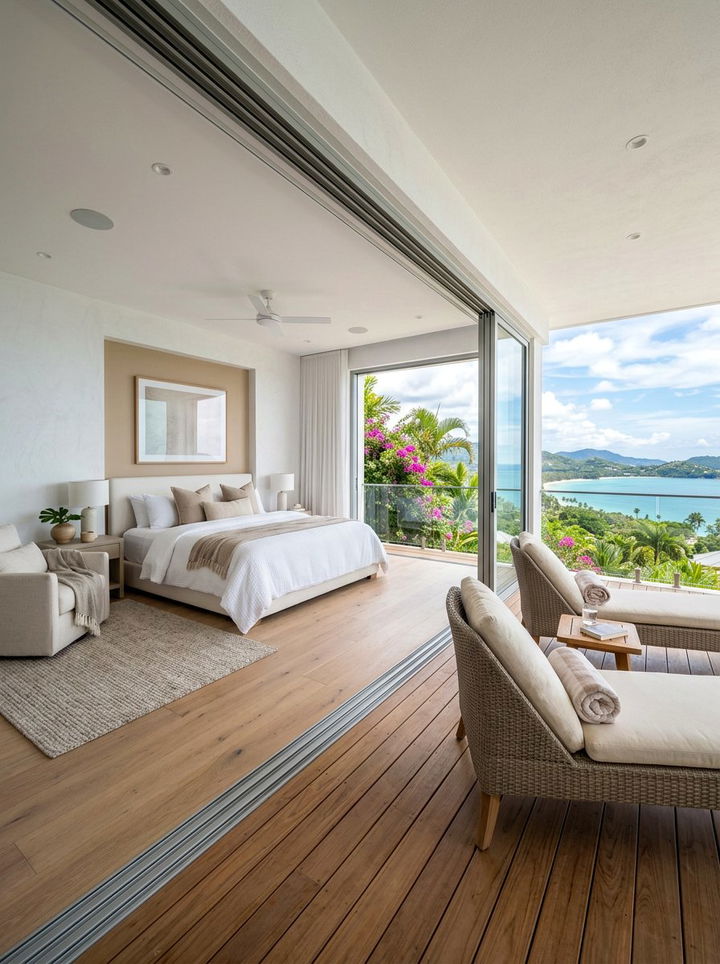 Indoor Outdoor Bedroom - 30 California casual bedroom ideas