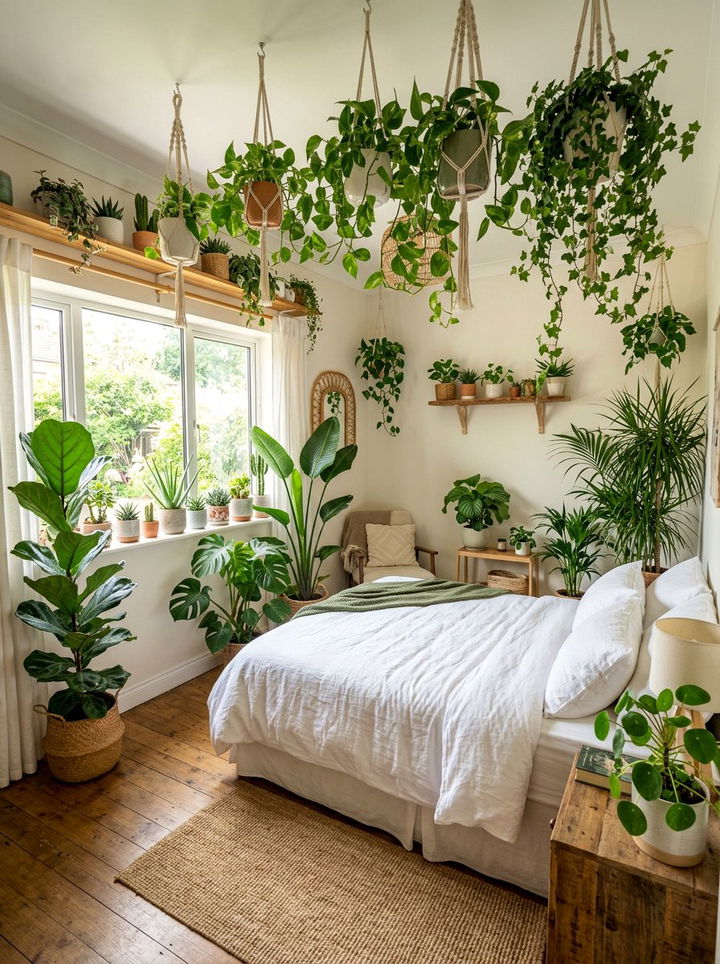 Indoor Plant Bedroom - 30 easy bedroom ideas