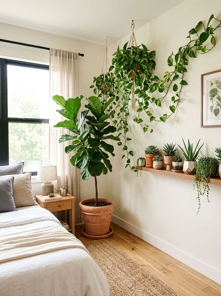 Indoor Plants For Bedrooms - 30 bedroom makeover ideas