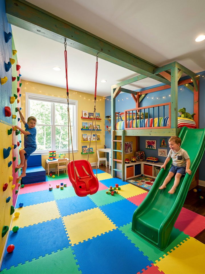 Indoor Playground Bedroom - 30 elementary age bedroom ideas
