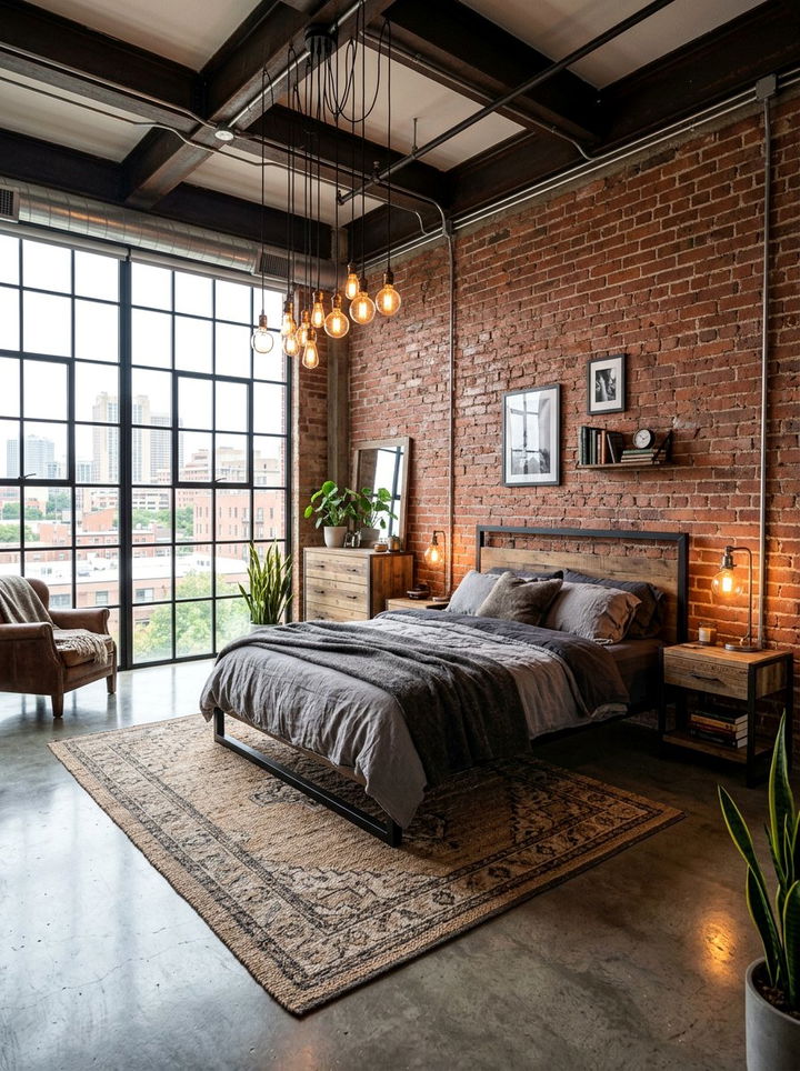 Industrial Bedroom Style - 30 bedroom customizable ideas