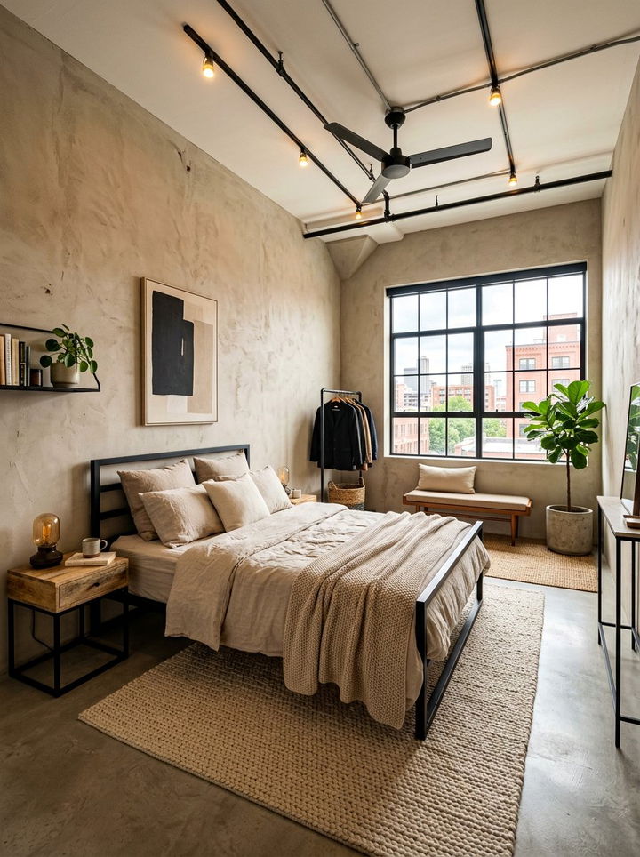 Industrial Beige Bedroom Style - 30 contemporary beige bedroom ideas