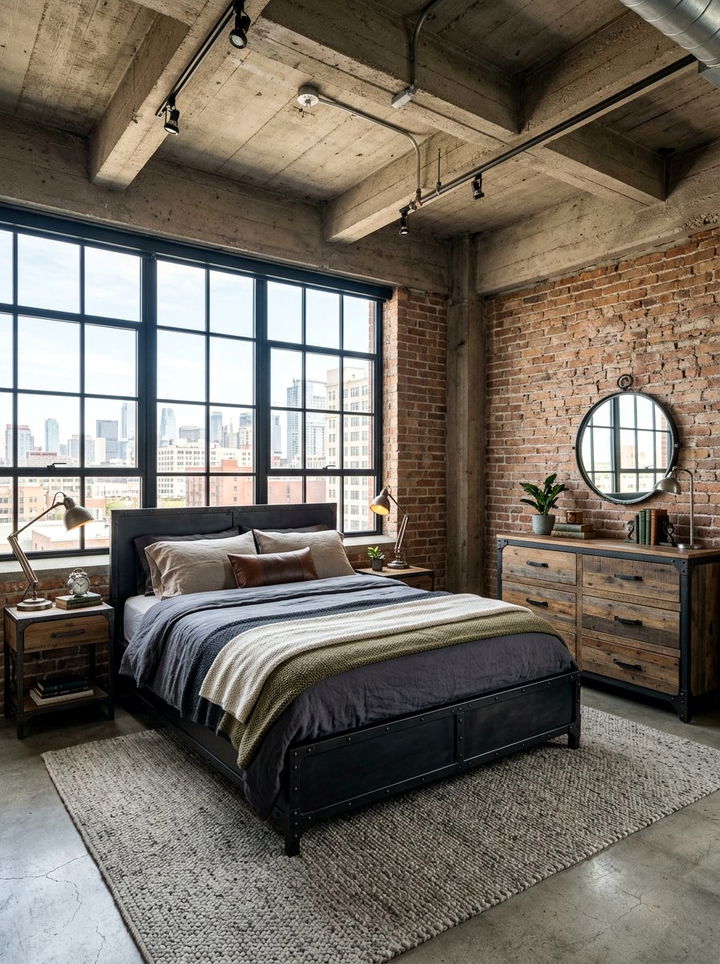 Industrial Black Bedroom Furniture - 30 modern black bedroom ideas
