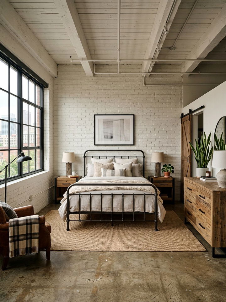 Industrial Bone White Bedroom - 30 bone white bedroom ideas