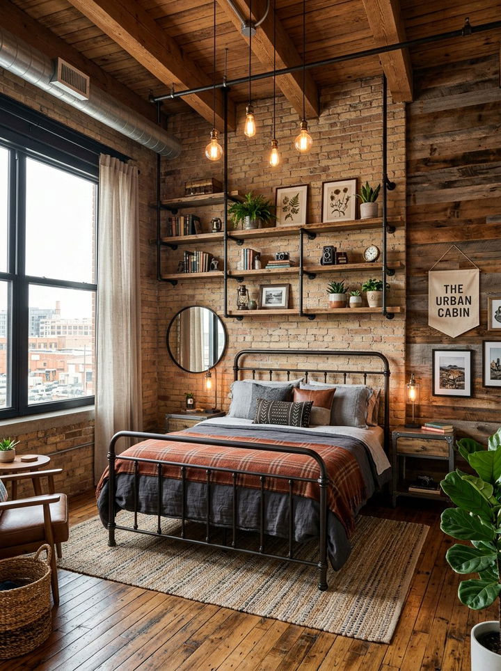 Industrial Cabin Decor - 30 cabin bedroom ideas