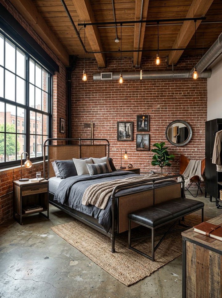 Industrial Cane Bedroom - 30 cane bedroom ideas