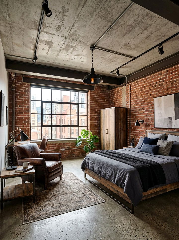 Industrial Concrete - 30 bedroom false ceiling designs