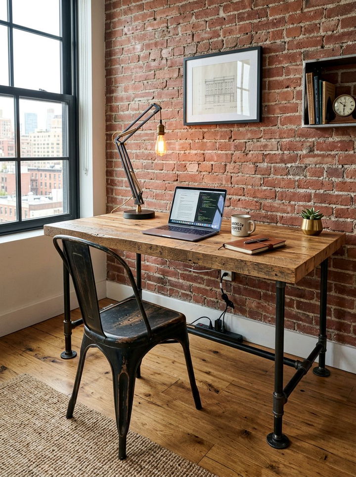 Industrial Desk Concept - 30 bedroom desk ideas