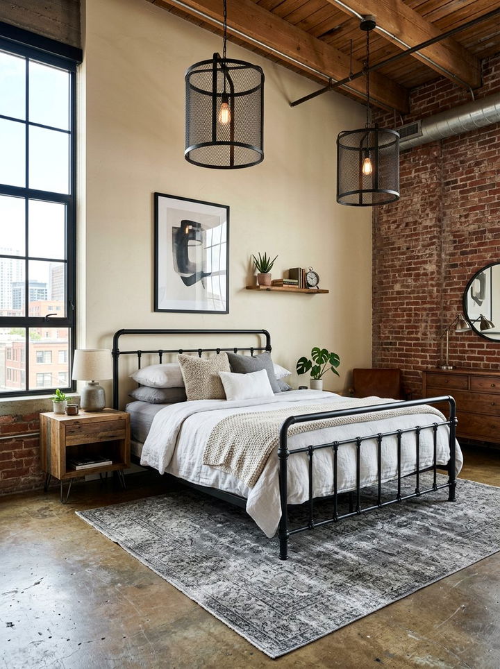 Industrial Eggshell Bedroom - 30 eggshell bedroom ideas