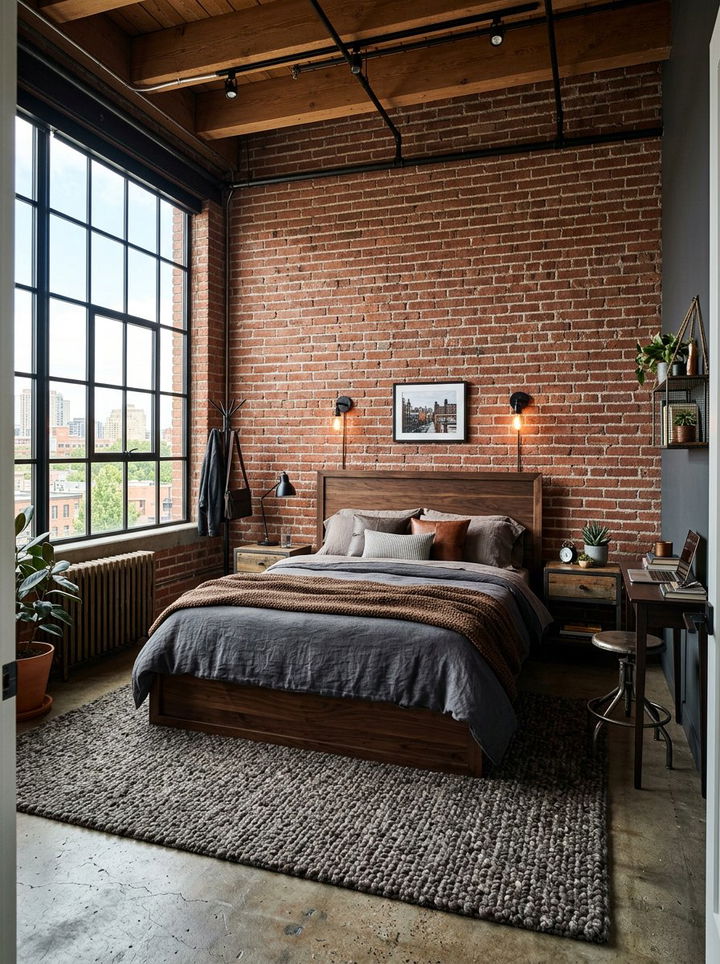 Industrial Guest Bedroom - 30 guest bedroom ideas