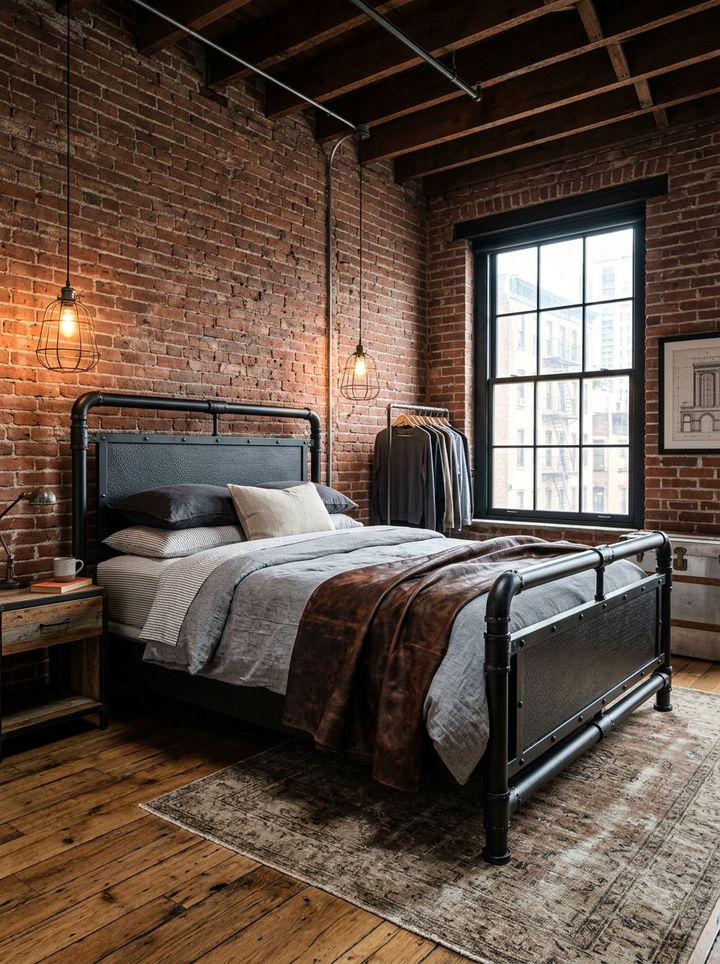 Industrial Iron Bed Frame - 30 bedroom iron beds
