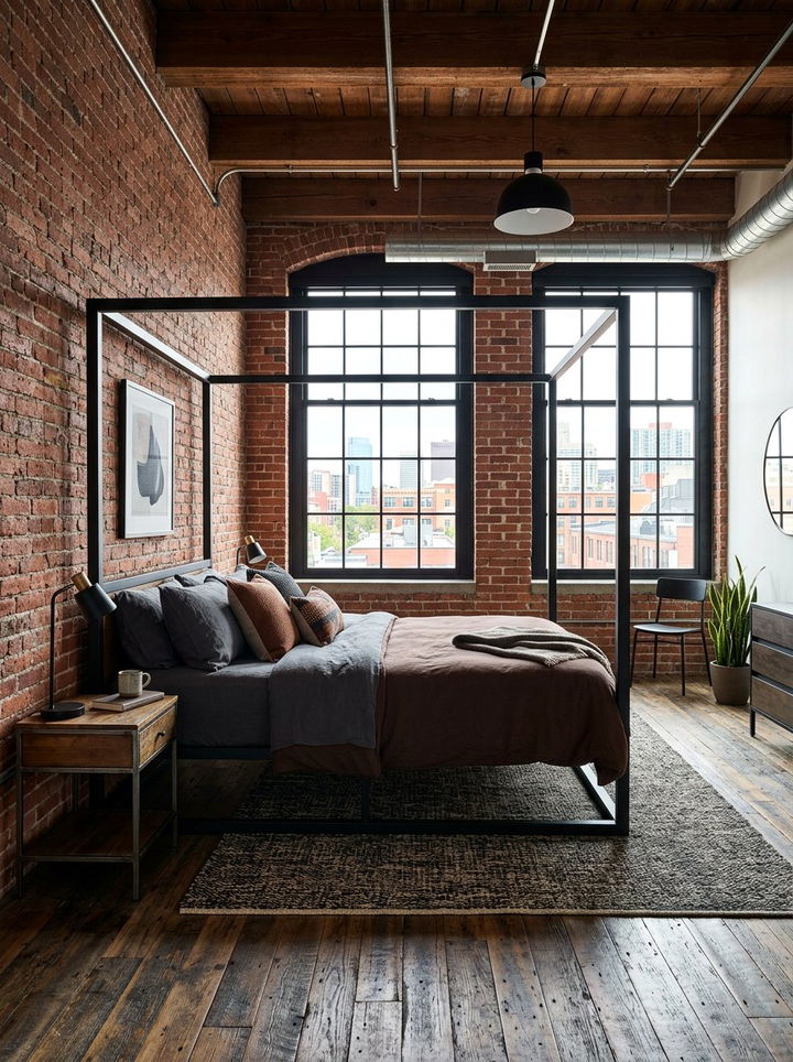Industrial Loft Bedroom - 30 popular bedroom ideas
