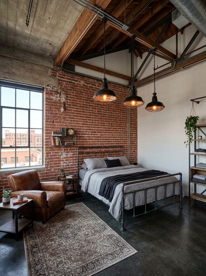 Industrial Loft Bedroom - 30 boys bedroom ideas