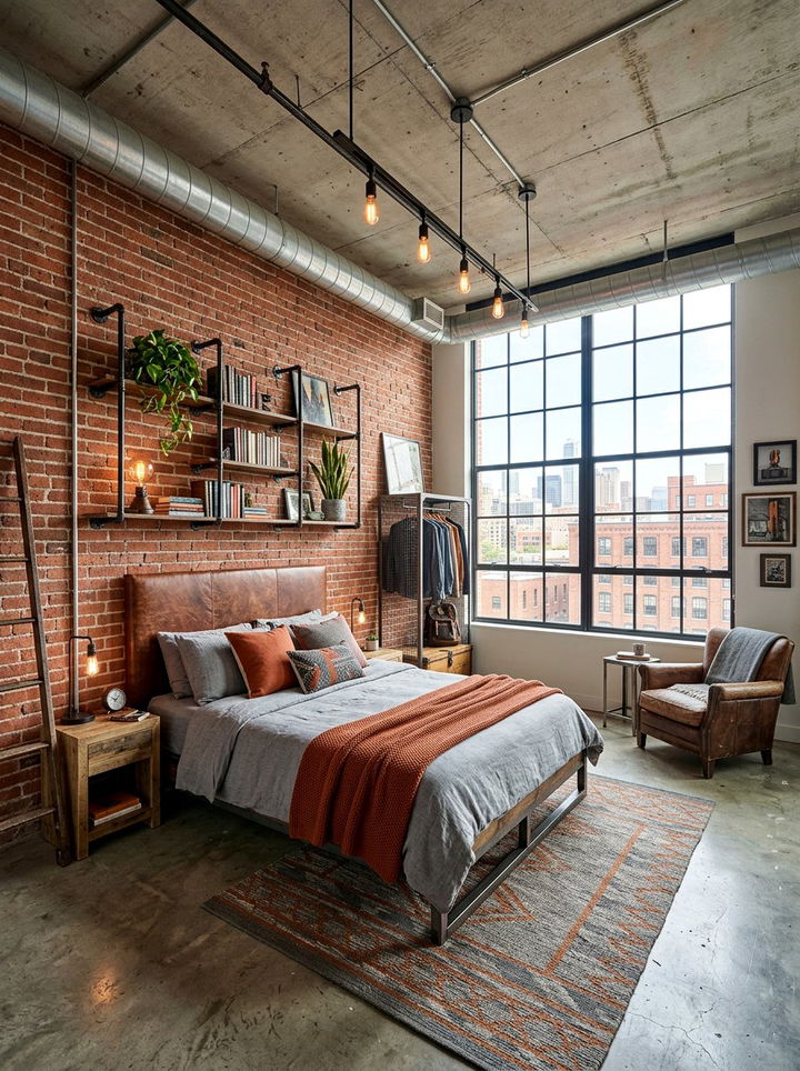Industrial Loft Bedroom - 30 bedroom inspiration boards