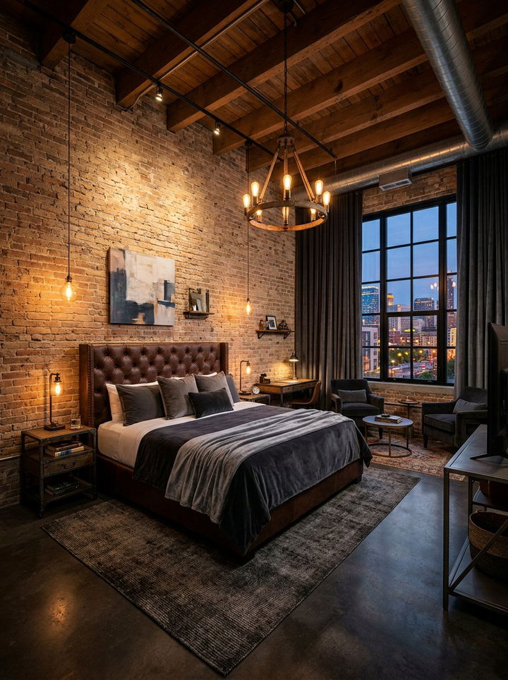 Industrial Luxury Suite - 30 resort bedroom ideas