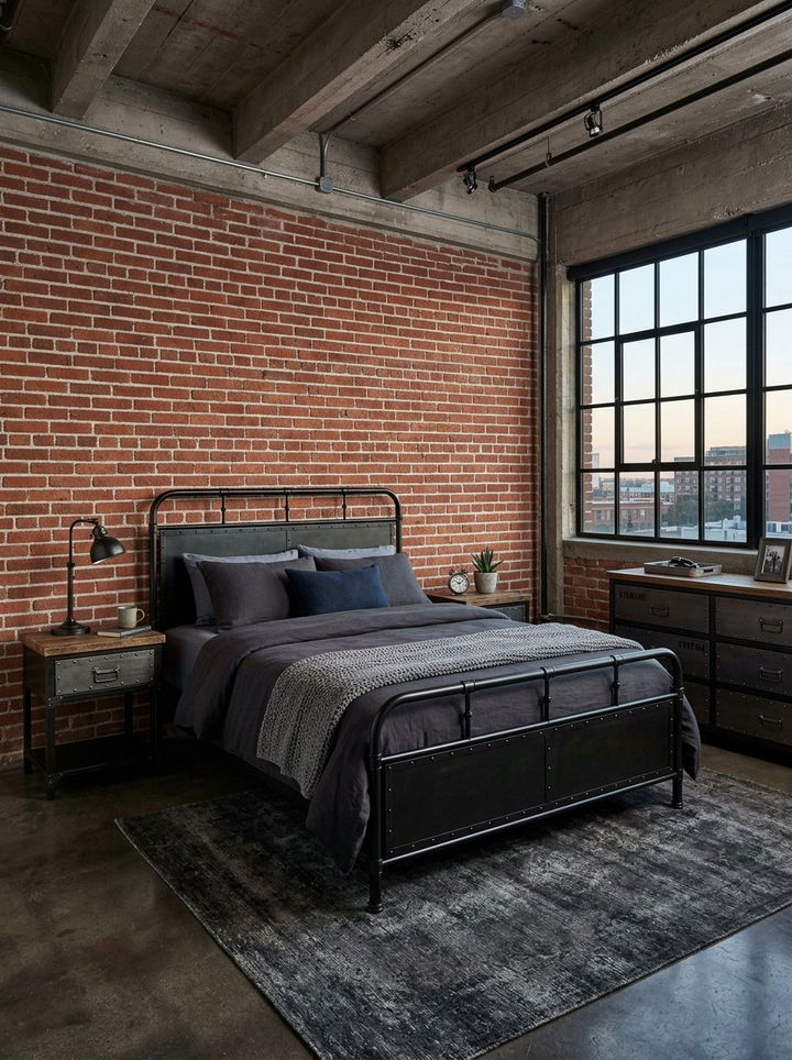 Industrial Metal Bedroom Set - 30 bedroom sets