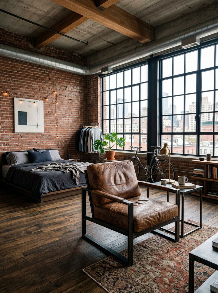 Industrial Metal Chair - 30 bedroom reading chairs