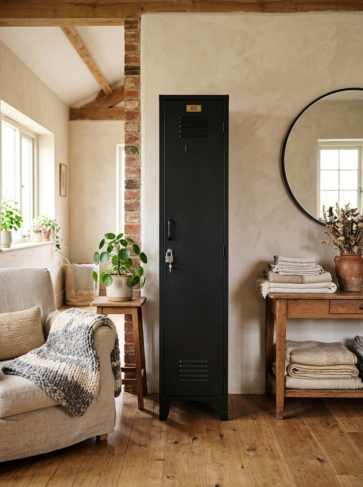 Industrial Metal Locker - 30 secondhand bedroom ideas