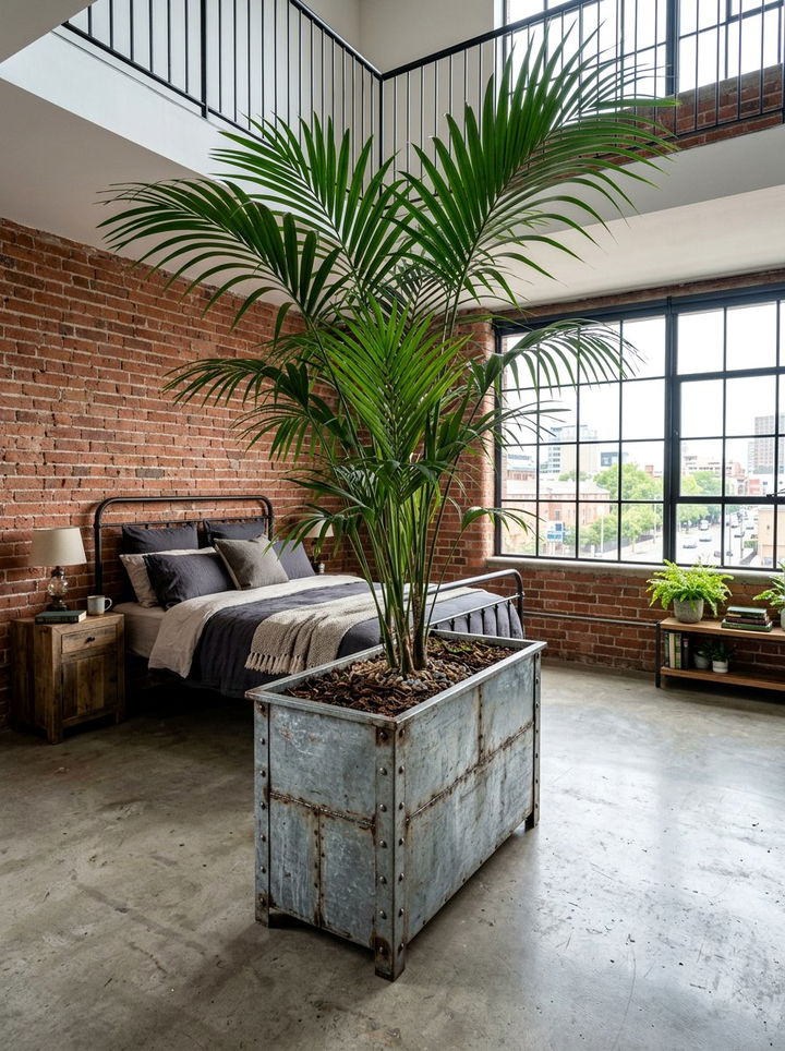 Industrial Metal Planter - 30 bedroom planters