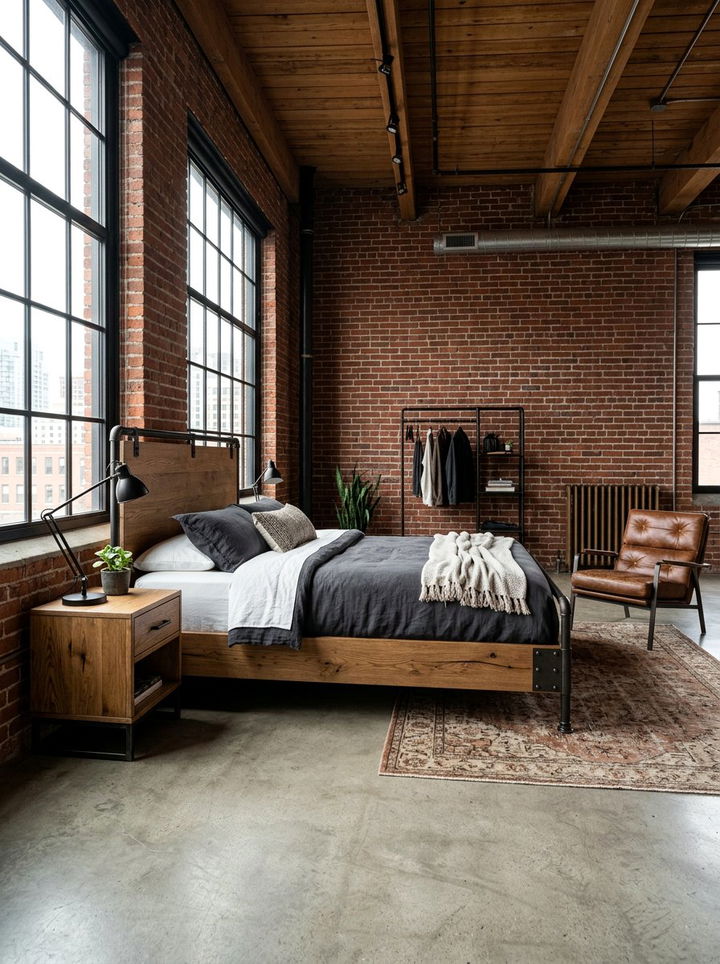 Industrial Oak Furniture - 30 bedroom oak furniture ideas