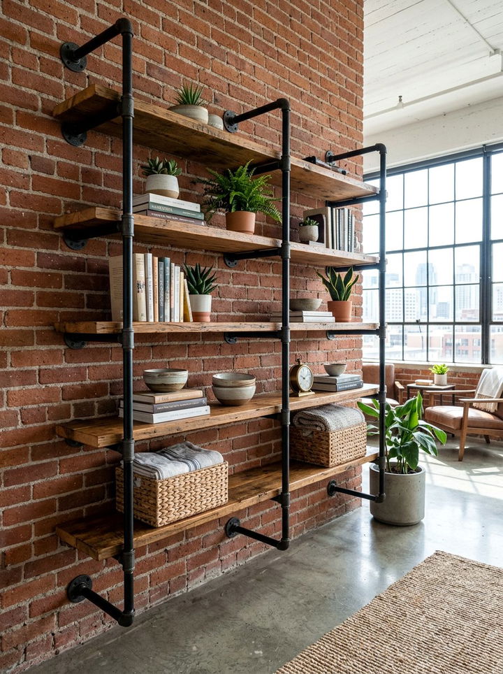 Industrial Pipe Closet Shelving - 30 bedroom closet shelving ideas
