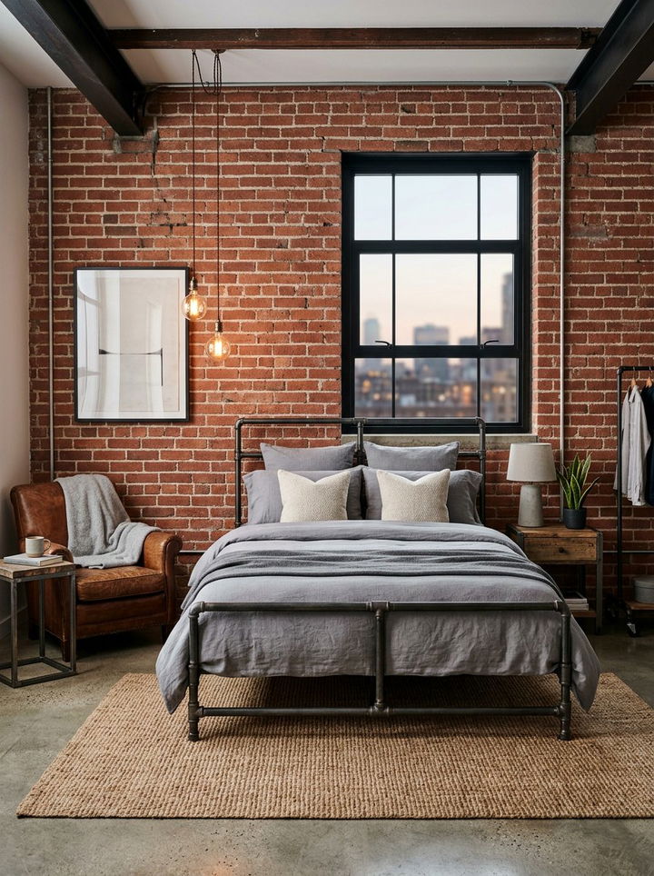 Industrial Queen Bedroom - 30 queen size bedroom ideas