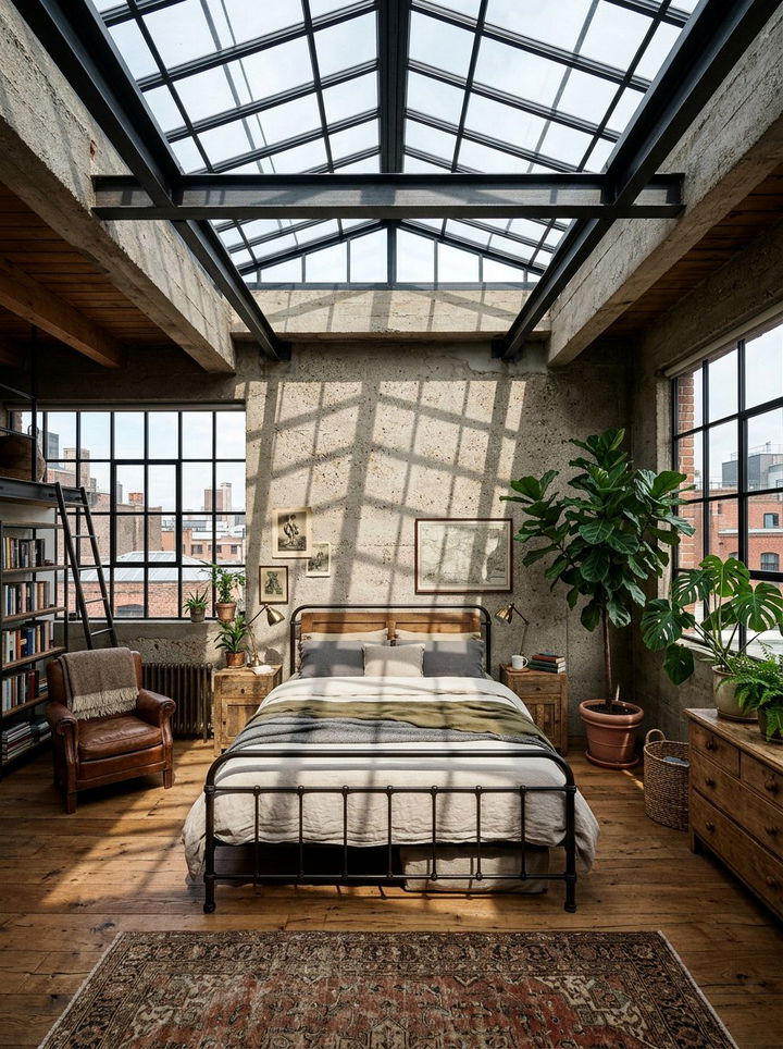 Industrial Skylight - 30 bedroom skylights