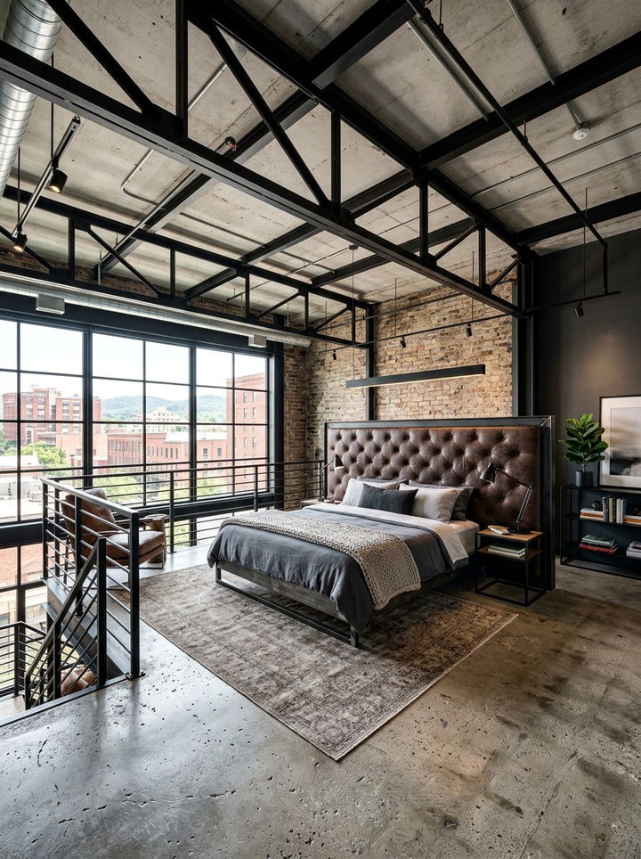 Industrial Steel Bedroom - 30 architect bedroom ideas