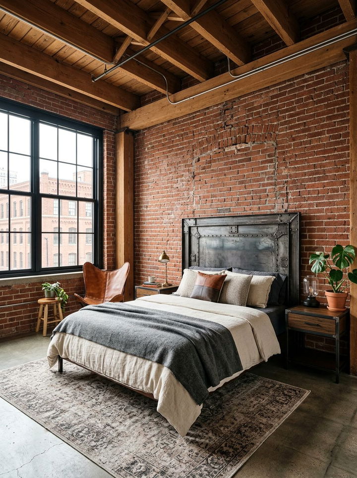 Industrial Steel Headboard - 30 bedroom metal headboards
