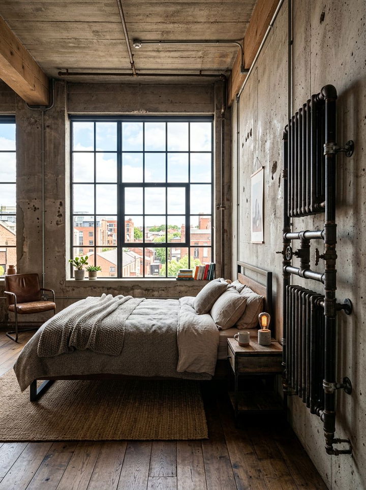 Industrial Steel Pipe Radiator - 30 bedroom radiators