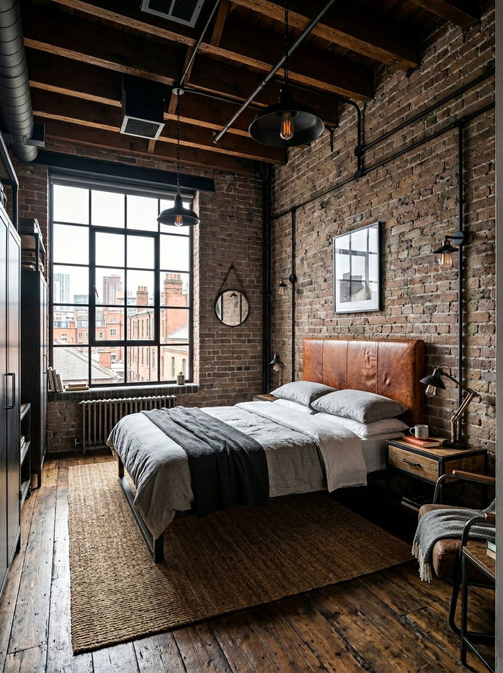 Industrial pebble gray bedroom - 30 pebble gray bedroom ideas