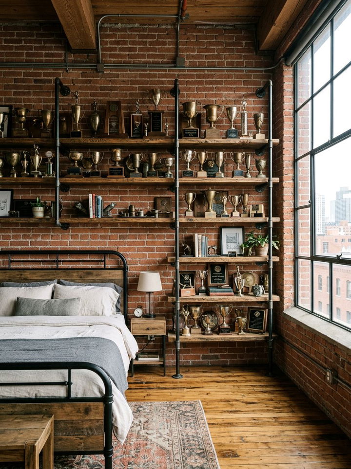 30 Proud Bedroom Trophy Display Ideas for Every Champion
