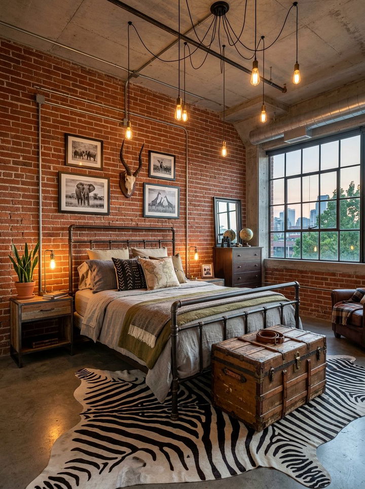 Industrial safari bedroom - 30 safari bedroom ideas