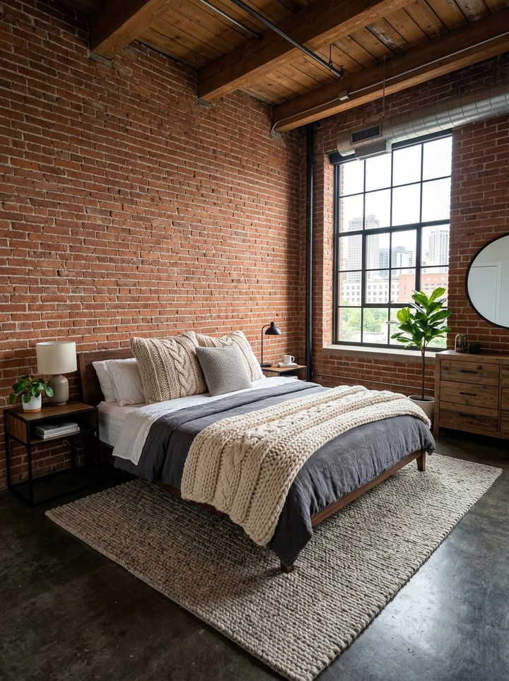 Industrial soft bedroom - 30 serene bedroom ideas