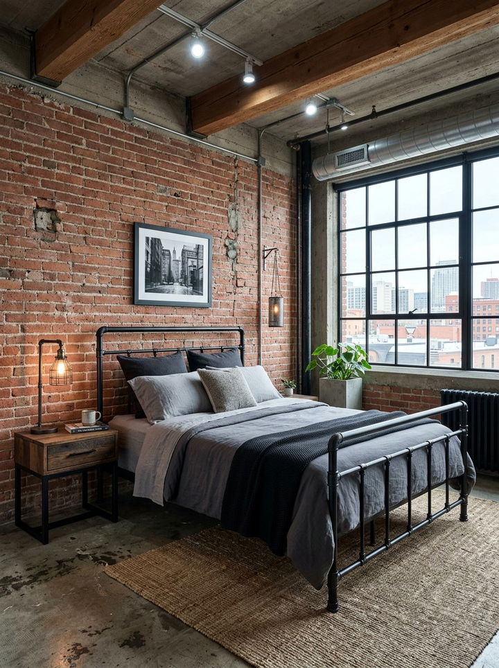 Industrial style bedroom - 30 bedroom furniture settings