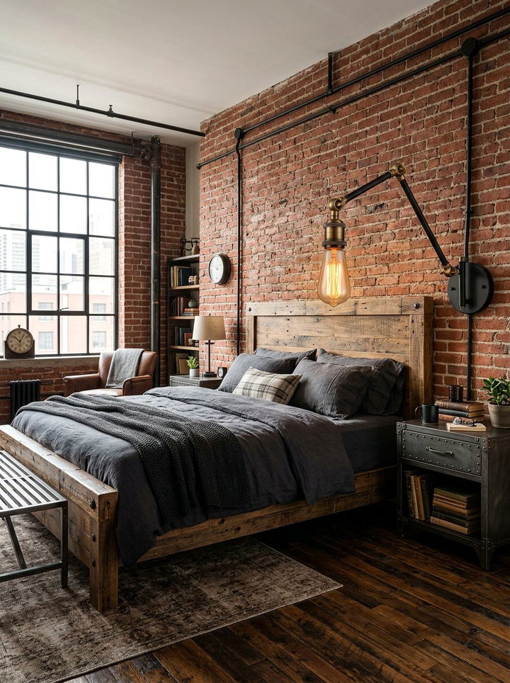 Industrial swivel bedroom sconce - 30 bedroom sconces