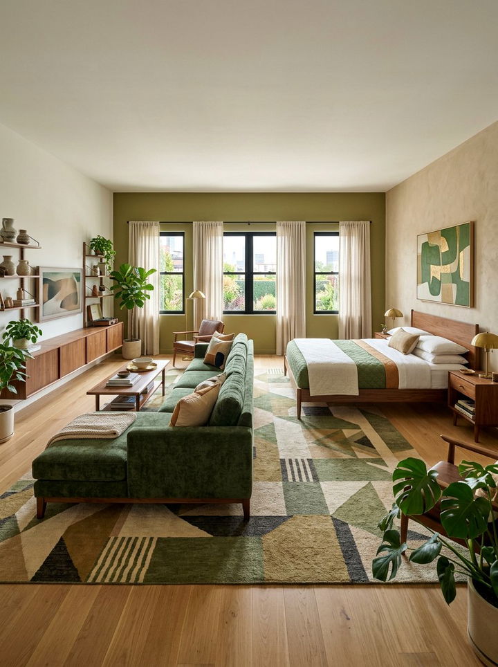 Integrated Bedroom And Living Room - 30 open concept bedroom ideas