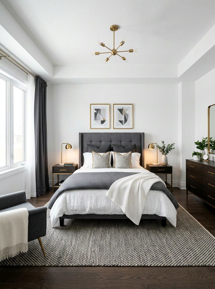 Iron Gray And White Bedroom - 30 gray and white bedroom color combo