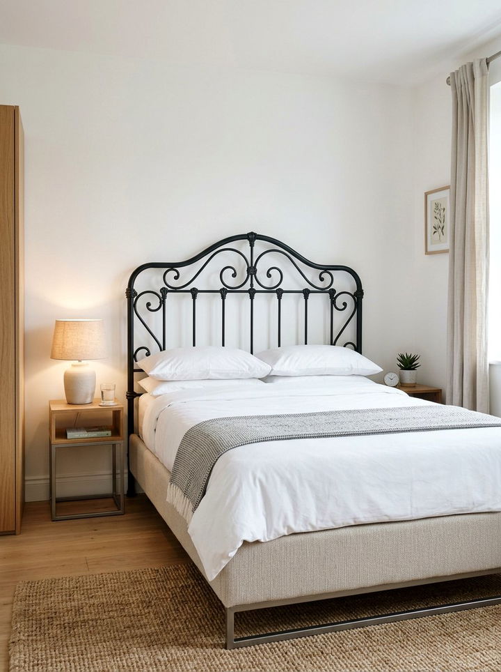 Iron Headboard Only - 30 bedroom iron beds