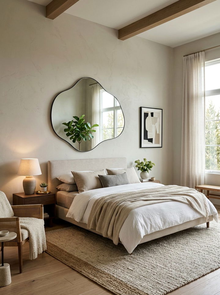 Irregular Wall Mirror - 30 bedroom mirrors