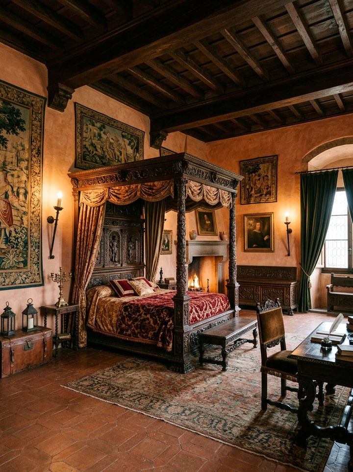 Italian Renaissance Bedroom - 30 antique bedroom ideas