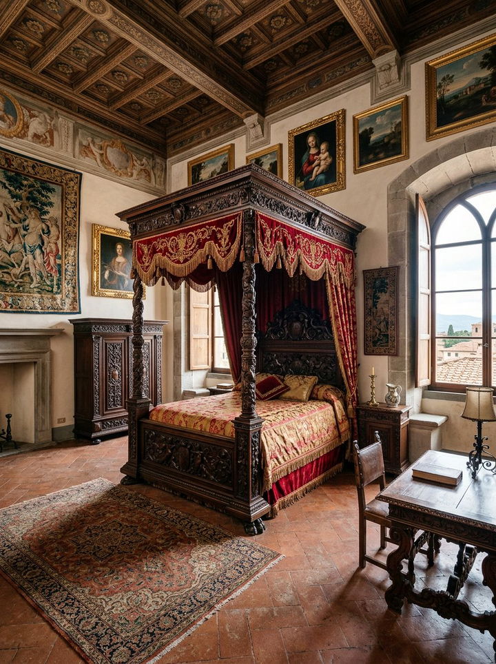 Italian Renaissance bedroom - 30 Italian bedroom ideas