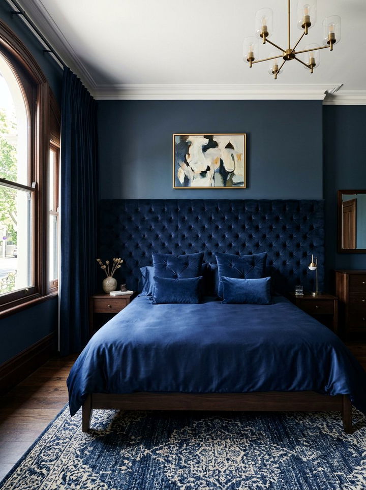 Item10 - 30 dark bedroom ideas