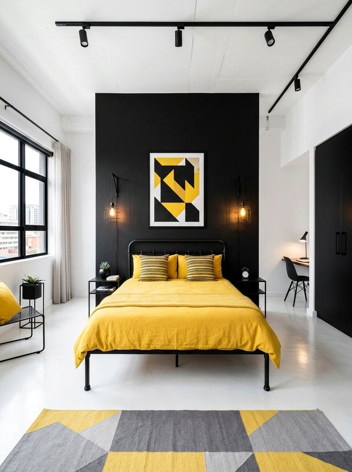 Item14 - 30 bright yellow bedroom ideas